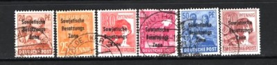 GERMANIA (ZONA SOVIETICA) 1948 &amp;ndash; PERSONALITATI, STAMPILATE, SUPRATIPAR, F131 foto