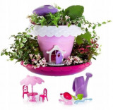 Magical Flower Garden Fairy House Casa de creștere a plantelor DIY