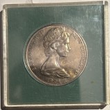 1 DOLLAR 1974, NEW ZEELAND ELIZABETH II/CUPRU-NICKEL/ 28,28 g./ 38,61 mm.