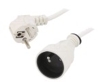 Prelungitor alimentare PVC alb 1,5m 16A 3x1,5mm2 1 priză