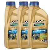 Pachet 3 litri ulei Ravenol Racing Motobike 4T USVO 15W50