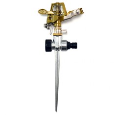 Aspersor pulsatoriu alama cu tarus metalic, 75 mp, Strend Pro
