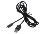 Cablu USB 2.0 GEMBIRD USB A - USB B micro, 1,8m, negru, aurit