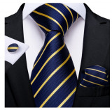 Set cravata + batista + butoni - matase - model 130