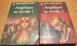ANGELIQUE SE REVOLTE - 2 Vol. Anne &amp; Serge Golon - 1976, Franceza, J`Ai Lu, 611 p.