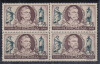 1956 LP 412 CENTENARUL NASTERII SCULPTORULUI I.GEORGESCU BLOC DE 4 TIMBRE MNH, Nestampilat