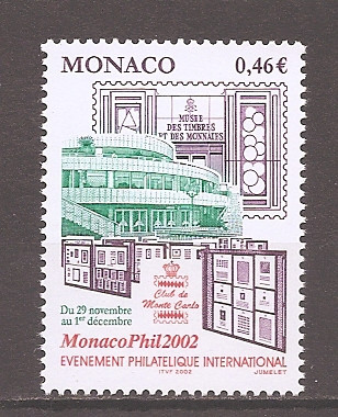 Monaco 2002 - Expozitia Internationala de Timbre MONACOPHIL 2002, MNH foto