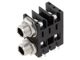 Soclu Jack 6.3mm Mono Mamă cu &Icirc;ntrerupător THT
