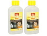 Set 2 solutii de curatare sistem de lapte pentru espressor automat Melitta, 2 x 250ml