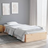 vidaXL Cadru de pat Single 3FT, 90x190 cm, lemn masiv