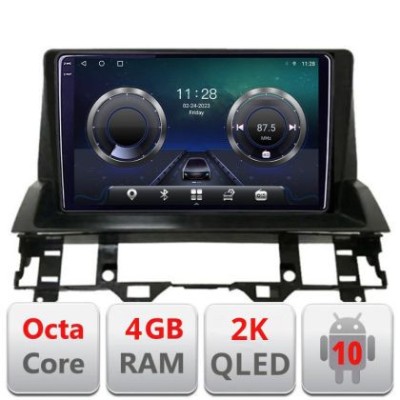 Navigatie Mazda 6 2004-2008 C-MZD6 Android Octa Core Ecran 2K QLED GPS 4G 4+32GB 360 KIT-mzd6+EDT-E410-2K CarStore Technology foto