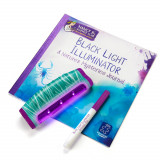 Lampa cu lumina ultravioleta si jurnal de activitati PlayLearn Toys, Educational Insights
