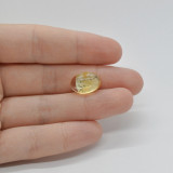 Cabochon citrin 15x10x6mm c242