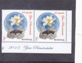 ROMANIA 2013 - ZIUA PAMANTULUI, MNH - LP 1977,IN PERECHE, Flora, Nestampilat