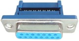 Conector DB15, mama, sertizare, pe cablu - 124017