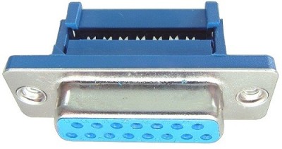 Conector DB15, mama, sertizare, pe cablu - 124017 foto