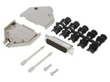 Conector D-Sub 25 PIN Tată Drept Cu Șurub Pe Cablu