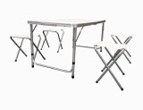 HEINNER SET 4 SCAUNE+MASA PLIABILA SERVIETA