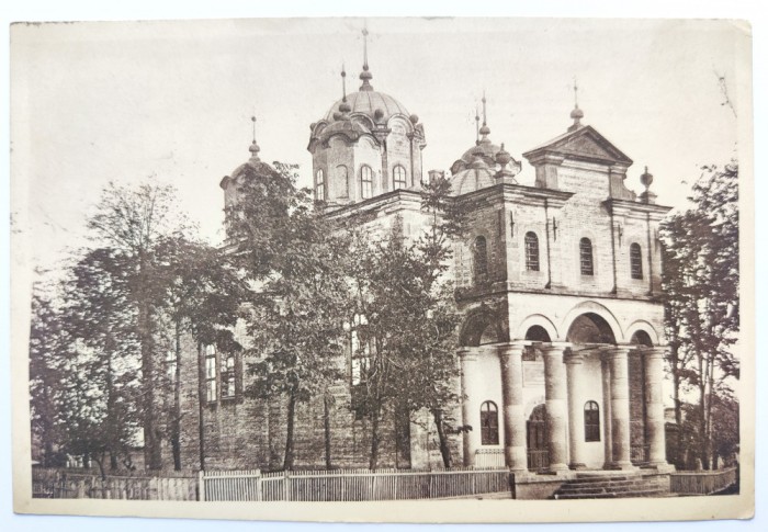 Biserica Barboiu (Barboi) - Iasi 1930 - printata, circulata, francatura intacta