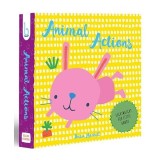 Carte pentru copii Brilliant Beginnings - Animal Actions, pentru bebelusi si copii mici, material usor, pagini colorate