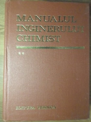 MANUALUL INGINERULUI CHIMIST VOL.2-COLECTIV-221238 foto