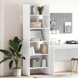 Cumpara ieftin Bibliotecă, alb, 60x35x180 cm, lemn prelucrat