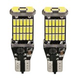 Set 2 x Becuri auto LED SMD, T15, 16W, Canbus