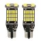 Set 2 x Becuri auto 45LED SMD, T15 W16W, 10W, 12V, canbus, 2400lm