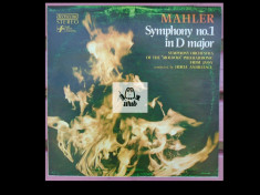 Gustav Mahler Simfonia No. 1 in Do Major - disc vinil in stare excelenta foto