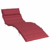 vidaXL Perna de șezlong pentru soare bordo 178 x 60 x 4 cm 361861