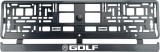 Cumpara ieftin Set 2 bucati, suport numar inmatriculare carbon VW Golf, Autohelix MSA