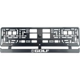 Set 2 bucati, suport numar inmatriculare carbon VW Golf