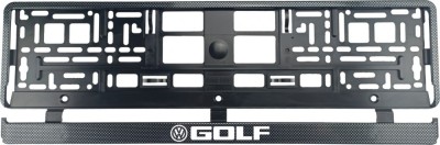 Set 2 bucati, suport numar inmatriculare carbon VW Golf foto