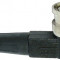 Conector BNC tata, la 90 de grade, pe cablu - 124132