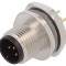 Soclu M12 5-PIN THT IP67 60V CANopen DeviceNet