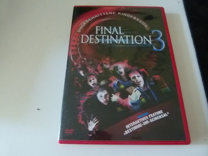 Final destination 3,dvd