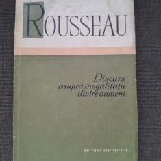 DISCURS ASUPRA INEGALITATII DINTRE OAMENI - JEAN JACQUES ROUSSEAU