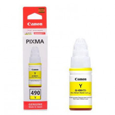 Cartus Cerneala Original Canon Yellow, GI-490Y, pentru G1400|G2400|G3400 ,