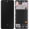 Display cu Touchscreen Samsung Galaxy A51 A515, cu Rama, Negru, Service Pack GH82-21669A
