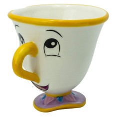 Cana 3D Disney, Frumoasa si Bestia - Chip, 250 ml, ceramica foto