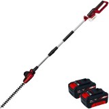 Einhell GC-HH 18/45 Li T PXC + Twinpack - Masina de tuns gard viu 41 cm + Set 2 acumulatori Li-Ion 18 V 4 Ah