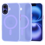 Husa pentru iphone 16 - halofrost, pro grip, light purple