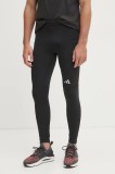adidas Performance colanti Run It barbati, culoarea negru, neted, JY4615