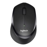 Mouse Wireless Logitech M330 SILENT PLUS, 1000 dpi, Negru