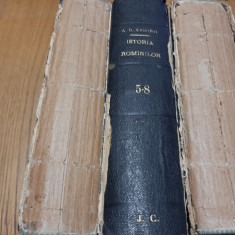 ISTORIA ROMANILOR DIN DACIA TRAIANA - 12 Vol.- A. D. Xenopol - 1896; descriere