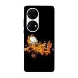 Husa compatibila cu Huawei P50 Pro model Garfield Meatballs revenge, Silicon, TPU, Viceversa