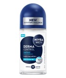Deodorant roll-on pentru barbati Derma Control Defend, 50ml, Nivea