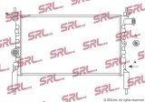 Radiator Opel Astra F 91-02, motor: 1.4, 1.6, cu power steering, 524x296x24, SRLine, Aluminiu/ Plastic etansat mecanic, 1300112; 1300113