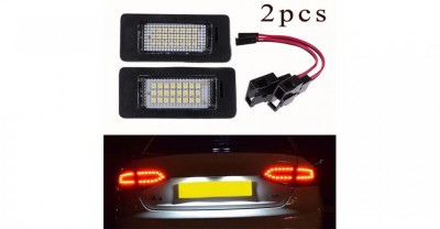 Set Lampi Numar Led Canbus fara eroare bec ars Audi A1, A4 B8, A5, A6, A7, TT, Q5, TTS, Passat 5D Break foto
