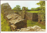 Carte Postala veche - Curtea de Arges - Ruinele curtii Domnesti , necirculata